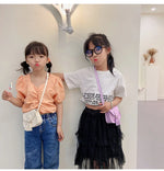 Load image into Gallery viewer, PU Leather Children Small Shoulder Bag Cute Princess Accessories Kids Coin Purse Handbags Cute Girls Baby Tassel Crossbody Bags