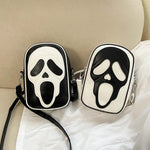 Load image into Gallery viewer, Halloween Ghost Bag Novelty Skull Crossbody Bags Y2k Women Girls Punk Hiphop Horror Skeleton Shoulder Bag Funny Handbag Purses