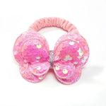 Load image into Gallery viewer, 2Pcs/lot Lovley Flower Ponytail Elastic Hair Bands for Girl Children Hair Ties Cartoon Kids Hair Accessories Baby Headwear