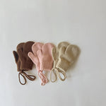 Load image into Gallery viewer, Wool Baby Winter Gloves Candy Color Halter Kids Mittens for Children Girls Boys Accessories Warm Knitted Kids Gloves 1-4Y