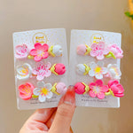 Load image into Gallery viewer, Small Flowers Hair Clips Baby Girls Cute Hair Accessories Children Hair Grips Kids Hair Wear Barrettes Toddler Hairpins Headwear