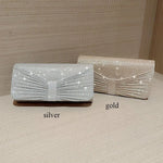Load image into Gallery viewer, Gold Silver Evening Bag Women Elegant Fashion Banquet Clutch Chain Shoulder Bags Luxury Purse Female Wedding Party Bags