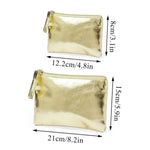 Load image into Gallery viewer, Mini Bright PU Leather Wallet Coin Purse Key Bag Key Holder Pocket Storage Bag Zipper Waterproof Portable Thin Coin Pouch