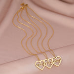 Load image into Gallery viewer, Stainless Steel Necklaces Fashion Best Friends Pendants 3 Pcs/ Set Chains Choker Broken Heart BFF Good Friendship Jewelry Gifts