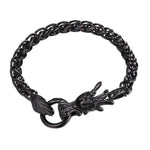 Load image into Gallery viewer, Fashion Stainless Steel Chinese Dragon Bracelet for Men Women Vintage Dragon Design Accessaries Hot Sale Birthday Jewlery Gifts