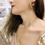 Load image into Gallery viewer, Stainless Steel Minimalist Shrimp Pattern Hoop Earrings for Men Women Cool Accessaries Earring Hot Sale Birthday Jewlery Gifts