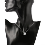 Load image into Gallery viewer, Hot 925 Sterling Silver Fine ball Pendant necklace earrings stud for woman high quality Jewelry sets Fashion Party wedding gifts
