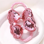 Load image into Gallery viewer, 2Pcs/lot Lovley Flower Ponytail Elastic Hair Bands for Girl Children Hair Ties Cartoon Kids Hair Accessories Baby Headwear