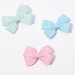 Load image into Gallery viewer, 5/15/20Pcs/Set Solid Hairpins for Baby Grosgrain Ribbon Bows Hair Clips Boutique Handmade Headwear Girls Kids Hair Accessories