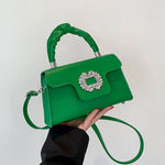 Load image into Gallery viewer, New Luxury Women’s Bag Designer Brand Crossbody Bags Diamond Messenger Bag PU Luxury Handbag Travel Square Bag