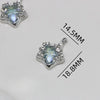 WZNB 10Pcs Crystal Stars Charms Pentagram Pendant for Jewelry Making Handmade Earring Bracelet Necklaces Diy Accessories