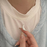 Load image into Gallery viewer, 48Hour Shipping~All 925 Sterling Silver Moon Necklaces Are Simple and Elegant Original Necklaces