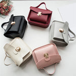 Load image into Gallery viewer, Ladies Shoulder Bags New Cute Square PU Hot Sale Girls Small Bag Pure Color Casual Fashion Small Square Bags Diagonal Handbag