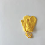 Load image into Gallery viewer, Wool Baby Winter Gloves Candy Color Halter Kids Mittens for Children Girls Boys Accessories Warm Knitted Kids Gloves 1-4Y