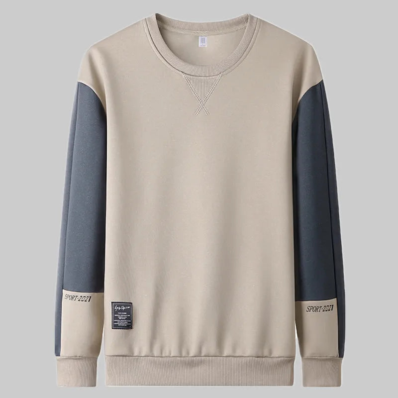 2024 Spring Mens Casual Sweatshirt Hoodie Men Harajuku Streetwear Pullover Male Patchwork Loose O-Neck Fashion Hip Hop Hoodies