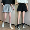 5Xl Summer Shorts Skirts Women Elastic High Waist Casual Wide Leg Shorts Korean A Line Loose Mini Skirt Black Short Pants