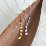 Load image into Gallery viewer, Star Pendant Stainless Steel Necklace For Women Gold Plated Waterproof Women's Necklaces Girls Neck Chain Choker Ladies Jewelry