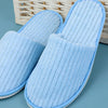 Unisex Disposable Slides Home Travel Sandals Men Women Hotel Slippers Coral Fleece Slippers Hospitality Guest Footwear One Size