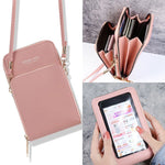 Load image into Gallery viewer, Crossbody Cell Phone Shoulder Bags for Women Touch Screen Phone Wallet Luxury Bags Ladies Card Hold Purse Clutch Handbags