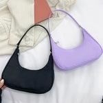 Load image into Gallery viewer, Fashion Simplicity Solid Color Shoulder Bag Women Underarm Bag Ladies Top-handle Clutches Black Beige White Pink Handbag Pouch