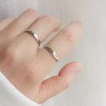 Load image into Gallery viewer, 1/2pcs Sun Moon Couple Rings Open Adjustable Ring Eachother Lovers Minimalist ring gift Engagement Wedding Rings Bride Jewlery