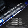 Car Door Threshold Scuff Plate For Mitsubishi ASX 2010-2023 Carbon Fiber Decals Car Trunk Rear Bumper Stickers Car Accessories