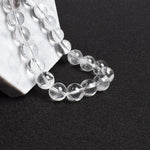 Load image into Gallery viewer, Natural Clear Quartzs Bracelet White Transparency Healing Crystal Energy Stone Boho Reiki Gem Stone Beads Simple Yoga Jewelry