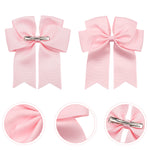 Load image into Gallery viewer, 1/12PCS Girls 6 inch Satin Ribbon Big Hair Clips Kids Barrette Hairgrips Children Ponytail Hair Accessorie