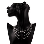 Load image into Gallery viewer, Hot luxury designer 925 sterling silver Tassel beads Bracelets necklaces for women Fashion original jewlery sets party wedding
