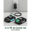 20V Cordless Buffer Polisher Kit, 24 Accessories, 2 X 2000mAh Batteries, Car Polisher w/ 6 Variable Speed Up to 3634RPM, Cordles