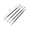 4x Nylon Picks Pick Hook Car Detailing Cleaning Tool Multipurpose Double-headed Hook Auto Detailing Tools Car Clean Accessories