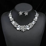 Load image into Gallery viewer, Rhinestone Necklace Jewelry Set More Exquisite Design Sense Banquet Dress Fashion Temperament Vintage