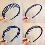 Load image into Gallery viewer, Korean Basic Head Band Girls Comb Hair Pin Frosted Hair Hoop Children Headwear Girls Kids Women Hair Accessories