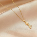 Load image into Gallery viewer, Delicate Tulip Necklace for Women Simple Retro Fashion Casual Trend Joker Ladies Daily Party Holiday Party To Wear Jewelry Gift