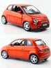 1/28 Fiat 500 Toy Car Miniature CCA Classical Model Diecast Alloy Collection Doors Openable Pull Back Vehicle Collection Gift