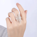 Load image into Gallery viewer, Hot new 925 Sterling Silver Rings For Women fine wide Retro elegant Fashion Party Gifts Girl student Charm wedding Jewelry