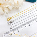 Load image into Gallery viewer, DIY Pearl Accessories S925 Pure Silver Set Chain Empty Cat Pendant with Silver Chain Fit 6-8mm Round Flat Beads L043