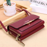 Load image into Gallery viewer, New Women Pu Leather Handbags Female Multifunctional Large Capacity Shoulder bags Fashion Crossbody Bags For Ladies Phone Purse