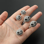 Load image into Gallery viewer, Disney the Nightmare Before Christmas Jewelry Jack Skellington Chunky Necklace for Women Halloween Goodie Gift