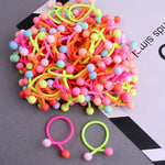 Load image into Gallery viewer, Red Cherry Baby Hair Bands Cute Girls Elastic Ponytail Holder Ties Heaband Kids Headwear Ropes Scrunchie Hair Accessories