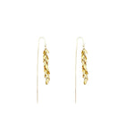 Load image into Gallery viewer, New Yerik Drop Earrings For Women Romantic Wheat Ear Shape Gold Color Long Tassel Ear Line Fashion Female Jewelry Ladies Gift