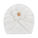 Load image into Gallery viewer, 1PCS Antumn Winter Warm Flower Baby Girls Hat Newborn Beanie Kids Toddler Infant Turban Caps Hair Accessories Gifts