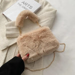Load image into Gallery viewer, Plush Texture Cross-Body Bag For Women Eco-Friendly Fur Large Capacity Fashionable Winter Furry Hand Bag For Women