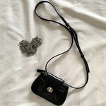 Load image into Gallery viewer, Mini Lock Buckle Shoulder Bag Leather Crossbody Bags Women Lipstick Coin Purse Storage Pouch Handbag Metal Chain Messenger Bag