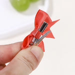 Load image into Gallery viewer, 10Pcs/Set Classical Solid Ribbon Bow Hair Clips for Kids Girl Handmade Bows Hairpin Barrettes Headwear Children Hair Accessories