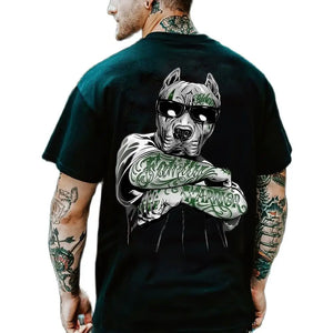 Vintage T-shirt Men's 3D Printed Short Sleeve T Shirt Casual Street Tops Loose Funny T-shirts Oversized Tees Shirt Men Clothing