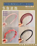 Load image into Gallery viewer, Korean Basic Head Band Girls Comb Hair Pin Frosted Hair Hoop Children Headwear Girls Kids Women Hair Accessories
