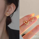Load image into Gallery viewer, Quality Cute Heart Earrings For Women Jewelry Female Stud Earring Female Party Accessories Charm Princess 2022