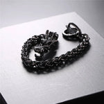Load image into Gallery viewer, Fashion Stainless Steel Chinese Dragon Bracelet for Men Women Vintage Dragon Design Accessaries Hot Sale Birthday Jewlery Gifts