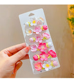 Load image into Gallery viewer, Small Flowers Hair Clips Baby Girls Cute Hair Accessories Children Hair Grips Kids Hair Wear Barrettes Toddler Hairpins Headwear